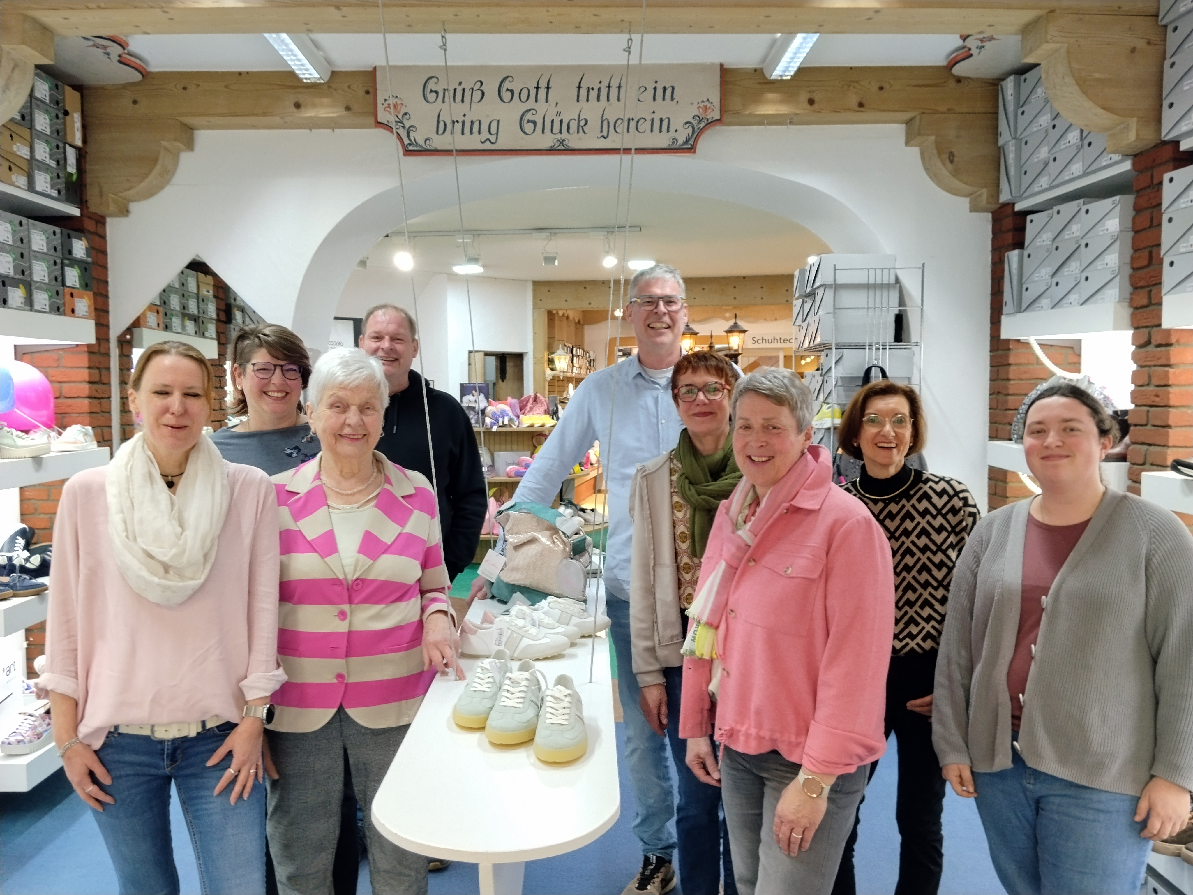 Das Team vom Schuhhaus Minnich