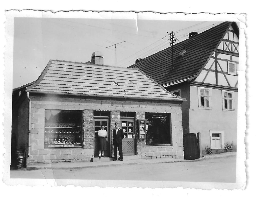 Historisches Foto Schuhhaus Minnich